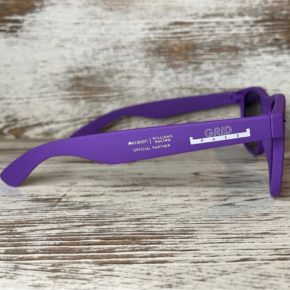 WILLIAMS Formula 1 F1 Racing Team Sunglasses Grid Pass Albon Carlos Sainz Purple